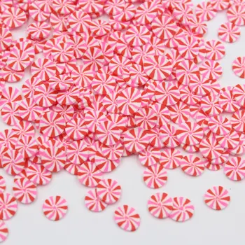 100 g/Veľa DIY Príslušenstvo Plátky Ílu Polyméru Sweet Candy Hliny pre Hračky, Dekorácie DIY Remesiel Výplň Príslušenstvo