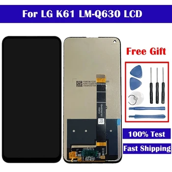100% Test Pre LG K61 LCD Displej S Dotykovým displejom Digitalizátorom. Montáž Pre LG K61 Displej Opravy Dielov