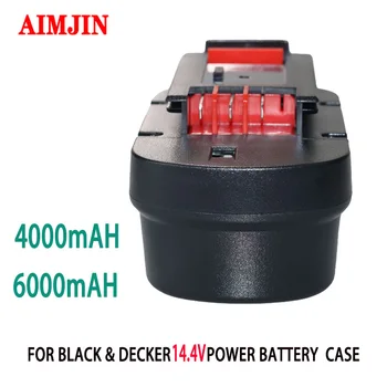 14,4 V 4000mAh 6000mAh NiMH Nabíjateľné Batérie Je Vhodný pre Black&Decker Elektrické Náradie 14,4 V