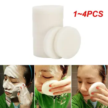 1~4PCS Pack raz Facial Cleansing Masáž make-up Remover Hubky Hlboké Čistenie, Umývanie Tváre, Čistenie Starostlivosti Nástroj tvoria Bavlna Nástroj