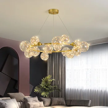 2023 Nové Svetlo Luxusná Elegantná Lampa v Obývacej Izbe Luster Reštaurácia Magic Fazuľa Hviezdne Nebo Moderný Minimalistický