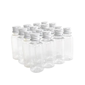 30ml Hliníkové Spp Prázdne Poháre Transparentné Kozmetika Kontajner Opakovane Plastové Fľaše Prispôsobené Ampulky 20Pcs alebo 100ks