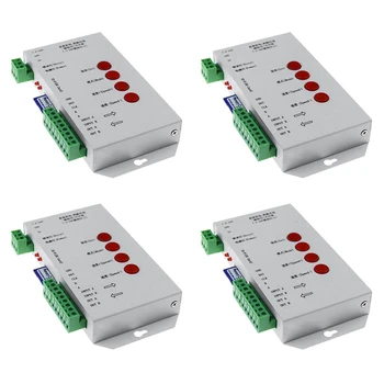 4X RGB LED Controller T1000S SD Kartu 2048Pixels Radič Pre WS2801 WS2811 WS2812B SK6812 LPD6803 DC5-24V