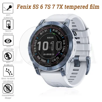 9H Premium Tvrdeného Skla Pre Garmin Fenix 7 7 7X 5 5Plus 6S 6X 6 Pro Smartwatch Obrazovka Anti-scratch Chránič Film Príslušenstvo