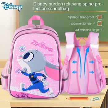 Autentické Disney Zootopia Základnej Školy, Školské tašky 1-3-5 Triedy Ľahký Batoh pre Chlapcov a Dievčatá Batoh