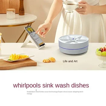 Bezdrôtové Umývačka riadu Domov Mini Ovocia a Zeleniny, práčka Ultrazvukové riady so