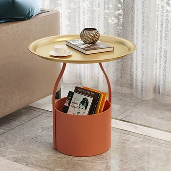 Creative multi-funkčné vedro gauč s viacerými nádherné iron art malé okrúhle stoly a svetlo luxusné skladovanie kávy ta