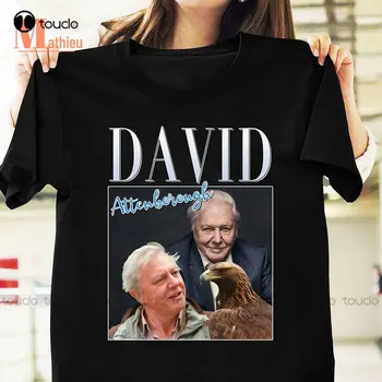 David Attenborough T-Shirt Biológ Tričko Tričko Mužov Vlastné Aldult Teen Unisex Digitálna Tlač Tee Košele Xs-5Xl Printed Tee