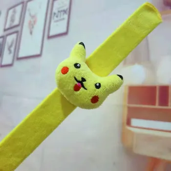 Detské Plyšové Pop Kruhu Komiksu, Anime Pocket Monster Série Náramok Pikachu Stitched Tvorivé Pár Náramok