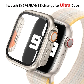 Facelift dizajn Ultra Prípade iwatch 8 7 6 5 4 45 mm 44 mm 41mm 40 mm Smartwatch Tvrdeného Skla, Kryt Rámu Apple Hodinky Ultra 49 mm
