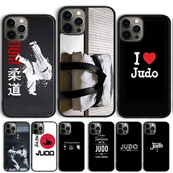 Japonsko Judo Bojových Telefón puzdro Pre iPhone 14 15 13 12 Mini XR XS Max Kryt Pre Apple 14 15 11 Pro Max 8 7 Plus SE2020 Coque