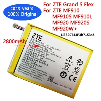 LI3820T43P3h715345 Originálne Batérie Pre ZTE Grand S Flex MF910 MF910S MF910L MF920 S MEGAFON MR150-2 MR150-5 MTC 835F Batérie