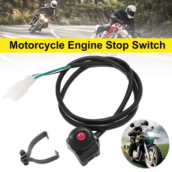 Nepremokavé Motocykel Motor Stop vypínač Riadidlá montáž Pre 22 cm Moto Motora Štart / Stop Prepnite Spínač Tlačidlo Pre ATV