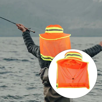Ochrana proti slnku Vedierko Hat Turistika Spp Priedušná Rybár Čiapky Rybolov s Krku Klapka Polyester Vonkajšie