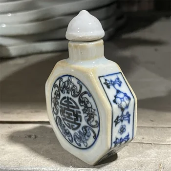 Porcelán šnupavý tabak fľaše, charakteristické pre remeselné ozdoby, zber starých objektov, ročník hrnce, staré hrnce