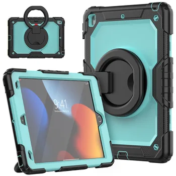 Pre Ipad Air4 Air5 Air2 Funde Prípade Náramok Držiak sa Otáča o 360°shockproof Tablet Case For Ipad Mini Pro 6 Ploché Ochranný plášť