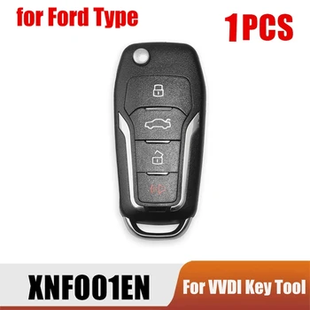 Pre Xhorse XNFO01EN Univerzálne Diaľkové príveskom, 4 Tlačidlá Pre Ford Typ VVDI Kľúčový Nástroj Príslušenstvo Časť