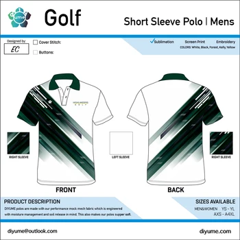 Prispôsobený Muži Ženy Dieťa Golf Krátky Rukáv POLO Shirts Sublimate Umenie Vytlačené Športové Oblečenie Pohodlné, Priedušné Veľkoobchod Čaj