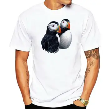 Puffin Košele Penguin Puffin Navrhnutý Tak Roztomilý Vták Obraz Módne T-Shirts Cartoon T Shirt Mužov Unisex Nové Unisex Tričko Zadarmo