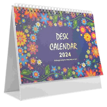 Stolový Kalendár Stolový Kalendár Ornament Postaviť Flip Kalendár Dekor Stolový Kalendár kancelárske potreby pre Domáce Kancelárske potreby