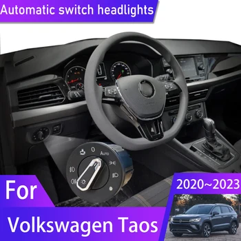 Svetlometov Automatické Prepínanie Pre Volkswagen VW Taos 2020 2021 2022 2023 Auto Príslušenstvo, Automatické Ovládanie Interiéru Upgrade Modificati