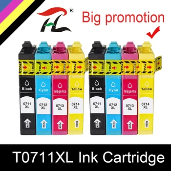 T0711 ink cartridge pre Epson Stylus SX110 SX215 SX218 SX400 SX405 SX410 SX415 SX510W SX515W DX7400 tlačiareň