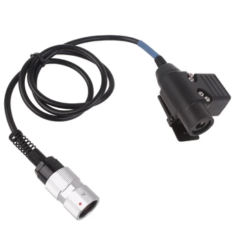 U94 PTT Kábel Zapojte Lov Headset Adapter 6-Pin pre/PRC148 & AN/PRC152