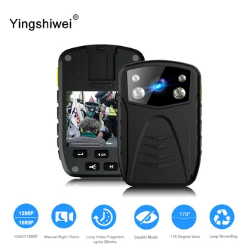 Yingshiwei A2 Vysoké rozlíšenie profesionálne jedným z kľúčových nahrávanie 180 stupňov Široký uhol rotácie digitálnych videokamier opotrebované telo fotoaparátu